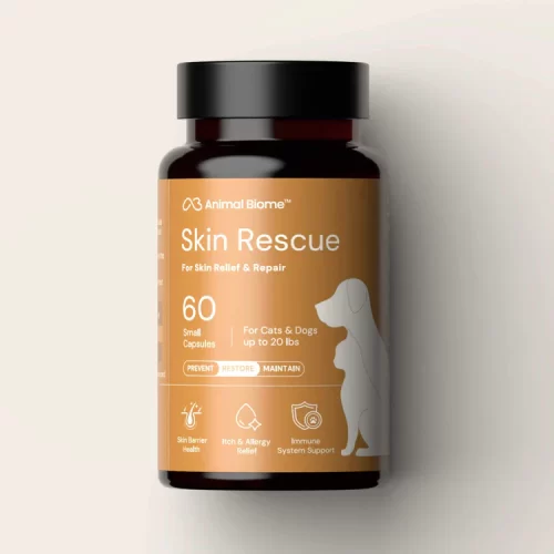 AnimalBiome Skin Rescue for Cats and Dogs Small Capsule (under 20lbs)